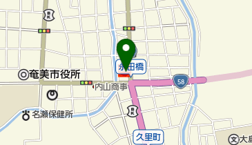 永田橋SS / 奄美観光(株)の地図画像