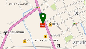 ITS大口SS / 岩崎産業(株)の地図画像