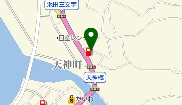 西之表SS / (株)三栄石油商会の地図画像