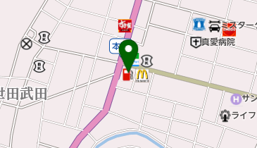 加世田SS / 岩崎産業(株)の地図画像