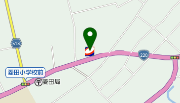 菱田SS / 丸信石油(有)の地図画像