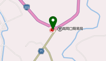 高岡口SS / 大津石油店の地図画像