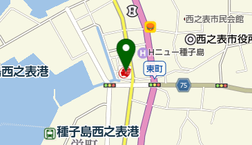 西之表SS / 種子島石油(株)の地図画像