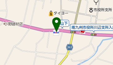 川辺SS / 片平石油店の地図画像