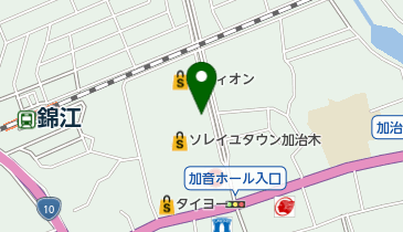 セルフ加治木SS / 太陽石油販売(株)の地図画像