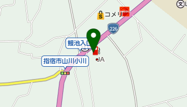 山川SS / いぶすき菜の花(株)の地図画像