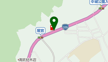 セルフ中城SS / (有)花石油の地図画像