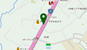 かねひでSS牧港店 / 金秀鋼材(株)の地図画像