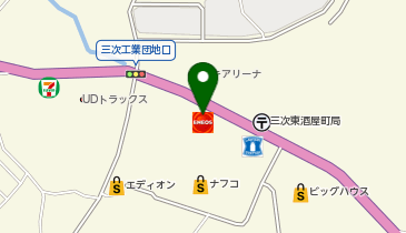 【宇佐美】 375号三次工業団地の地図画像