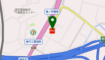 【宇佐美】 18号更埴インターの地図画像