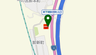 【宇佐美】 2号下関インターの地図画像