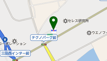 【宇佐美】 三田西インターの地図画像