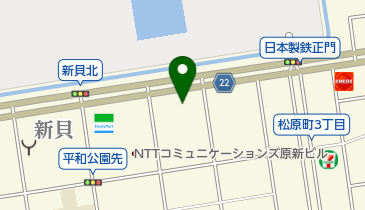 【宇佐美】 日本製鉄前大分臨海道路の地図画像