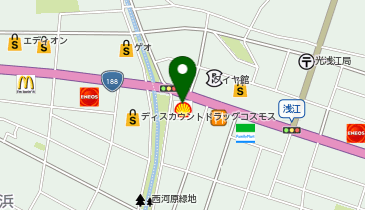 【宇佐美】 188号山口・光の地図画像