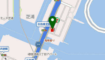 【宇佐美】 レインボーブリッジ芝浦の地図画像
