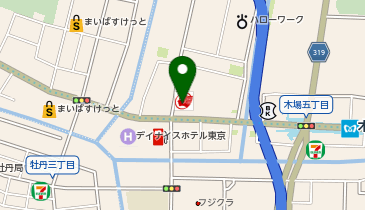 【宇佐美】 セルフ永代通り木場の地図画像