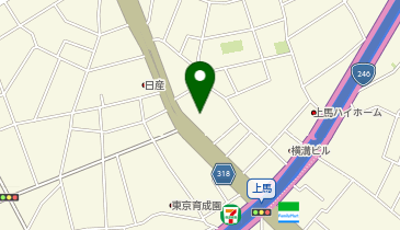 【宇佐美】 セルフ環七上馬の地図画像