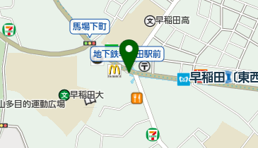 キャンドゥ 早稲田駅前店の地図画像