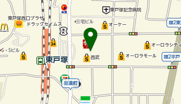 キャンドゥ 西武東戸塚ショッピングセンター店の地図画像