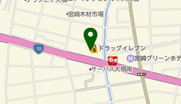 キャンドゥ 宮崎大橋店の地図画像