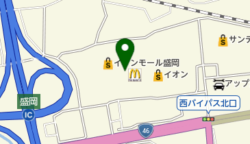 キャンドゥ イオンモール盛岡店の地図画像