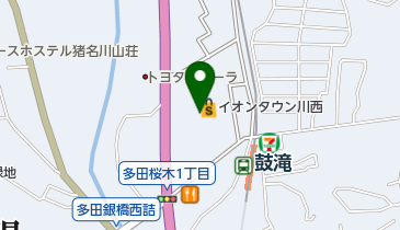 キャンドゥ イオンタウン川西店の地図画像