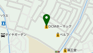 キャンドゥ DCMホーマック牧野林店の地図画像