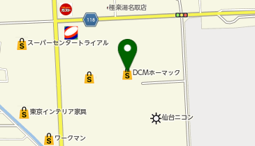 キャンドゥ DCMホーマック名取店の地図画像