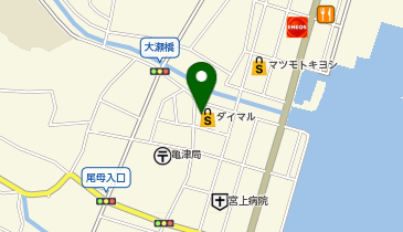 キャンドゥ ダイマル亀津店の地図画像