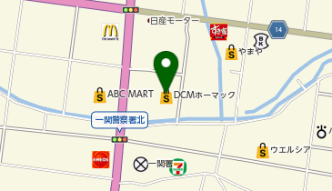 キャンドゥ DCMホーマック一関店の地図画像