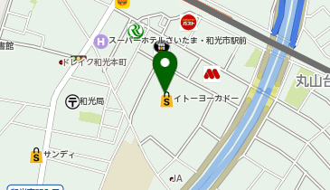 キャンドゥイトーヨーカドー和光店の地図画像