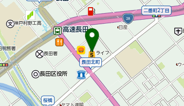 キャンドゥ ライフ長田店の地図画像