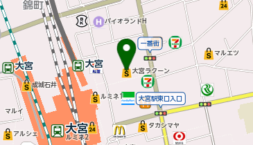 キャンドゥ 大宮ラクーン店の地図画像
