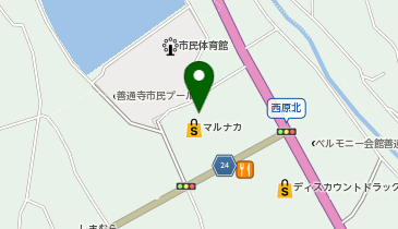 キャンドゥ マルナカパワーシティ善通寺店の地図画像