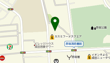 キャンドゥ フードスクエア成田赤坂店の地図画像