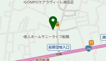 焼肉レストラン貴族の地図画像