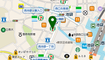 キッチン ABC 西池袋店の地図画像