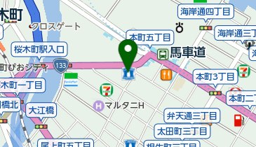 King&rsquo;s Barの地図画像