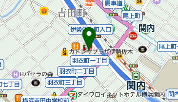 カフェ ベローチェ 伊勢佐木町店の地図画像