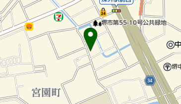 大衆炉端 大千の地図画像