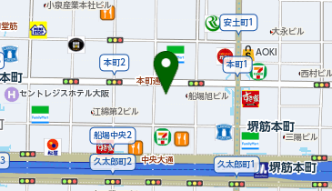 カフェ ベローチェ 本町二丁目店の地図画像