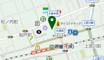 KABENOANA DA UENOの地図画像