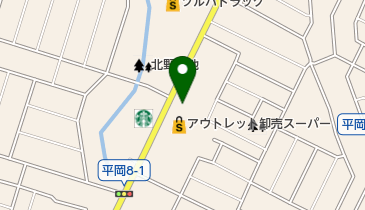 欧風洋菓子 エル ドール 平岡店の地図画像