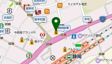 キーコーヒーの地図画像