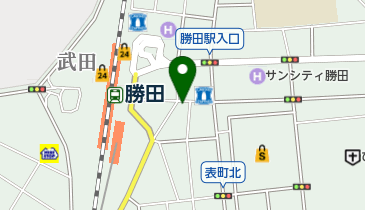 タイ料理カティの地図画像