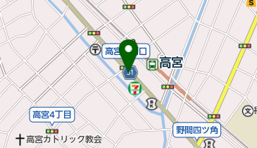 博多ラーメン 黒羽の地図画像