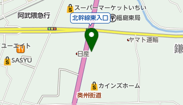 連ちゃん食堂の地図画像