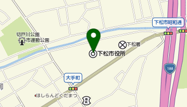 下松市役所睦会食堂の地図画像