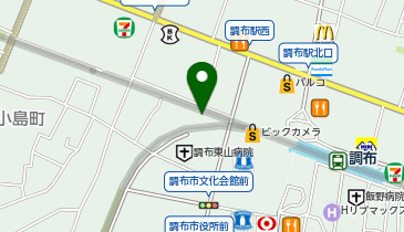 鶏そば十番 156 ICHIKORO (トリエ京王調布店)の地図画像