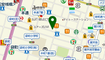 汁なし担担麺専門 キング軒 (本通店)の地図画像